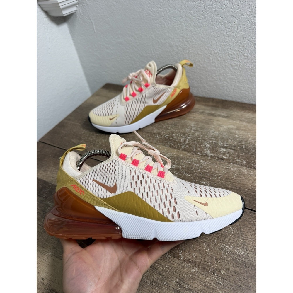 Nike Air Max 270 Cream Tint Women's Sneakers Size 9  AH6789-801 Shoes